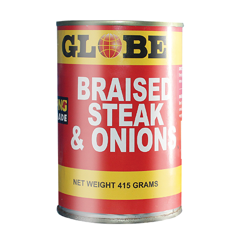 GLOBE BRAISED STEAK & ONION 24x415g