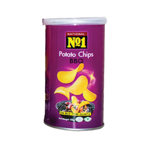 NATIONAL NO1 POTATO CHIPS – BBQ FLAVOUR 48X60g