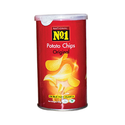 NATIONAL NO1 POTATO CHIPS – ORIGINAL FLAVOUR 48X60g