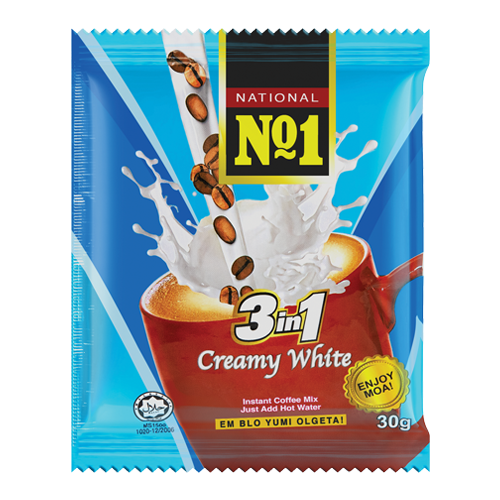 NATIONAL NO1 3-IN-1 CREAMY WHITE 10x12x30g