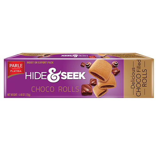 Hide & Seek Choco Rolls 125g (PK48)