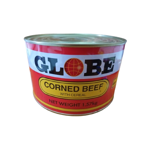 GLOBE CORNED BEEF W/CEREAL-RED 4×1.57kg